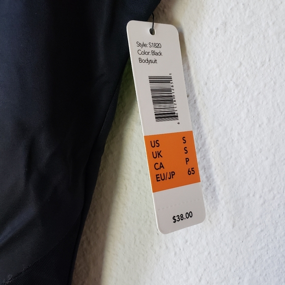 NWT Sam Edelman | Scoop Neck Heart Shape Bodice Sheer Mesh Sleeveless Bodysuit - Picture 10 of 11